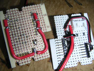 board for collecting servo control lines